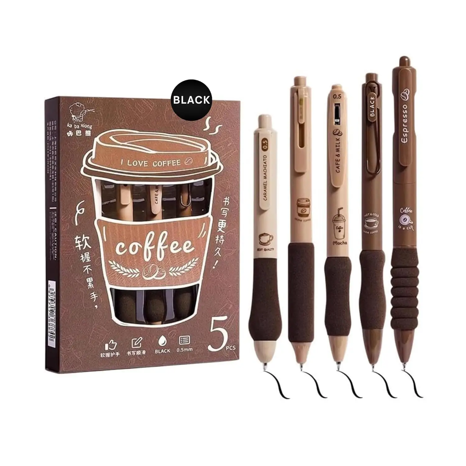 Coffee theme pens