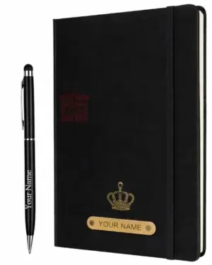 Custom diary with pen