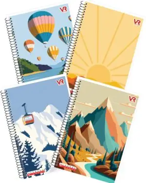 VR Spiral Notebook A4 Size